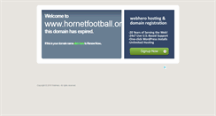 Desktop Screenshot of hornetfootball.org